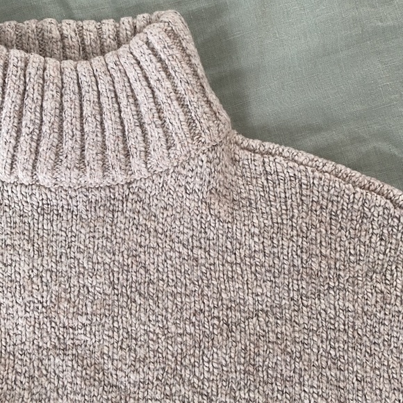 Cream Turtleneck Sweater - Picture 2 of 4